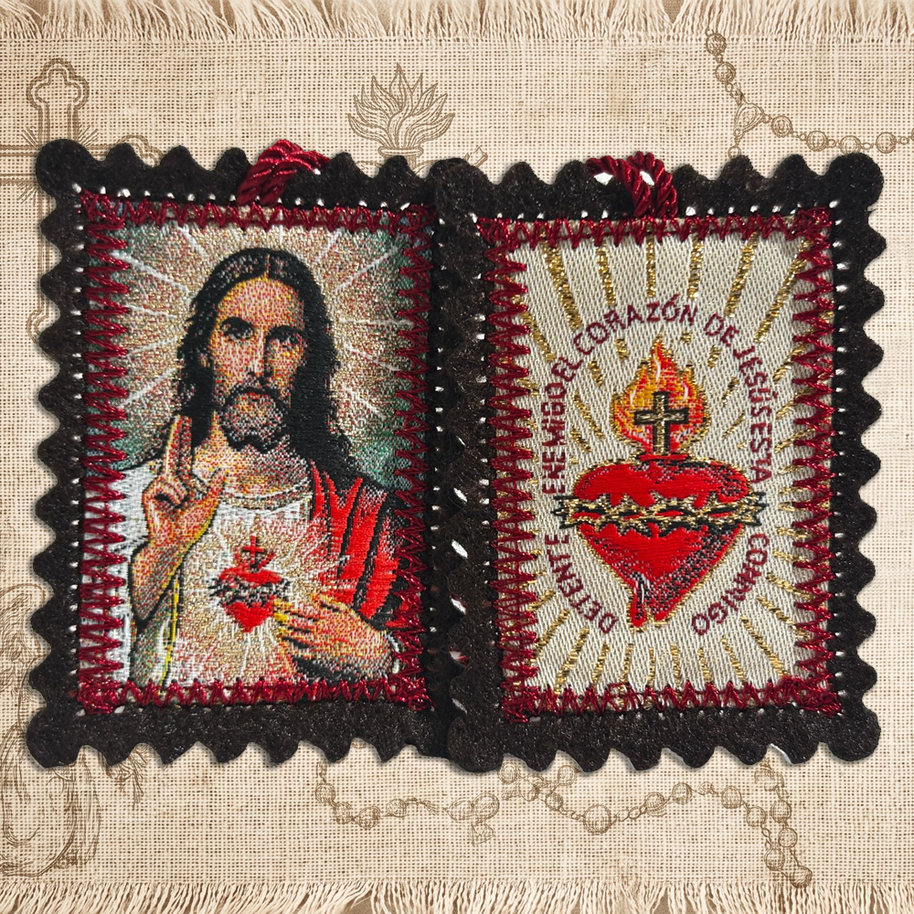 Escapulario del Sagrado Corazón de Jesús - Imagen 2